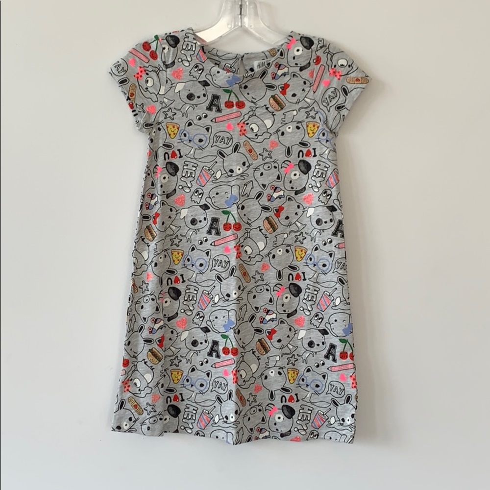 H&M Girls Printed Dress #C0026